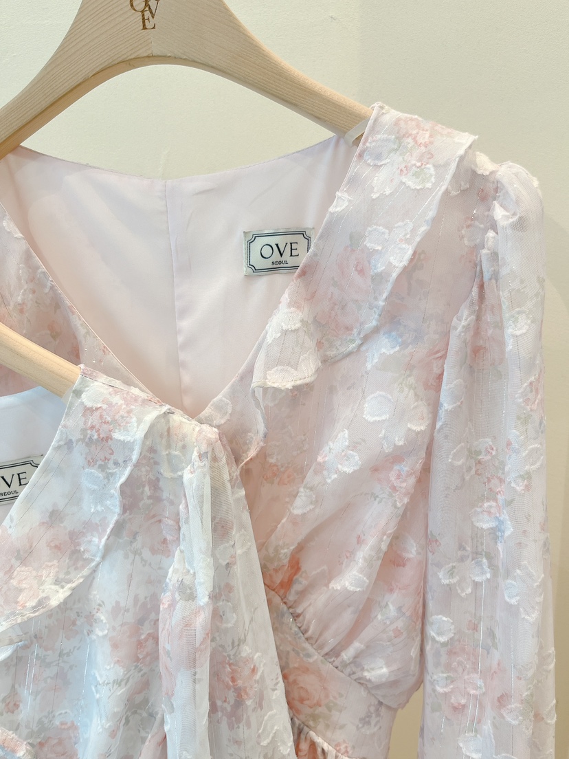 OVE韓國代購女裝新款熱賣推薦休閑時尚26春夏人氣真品連衣裙OVE連衣裙