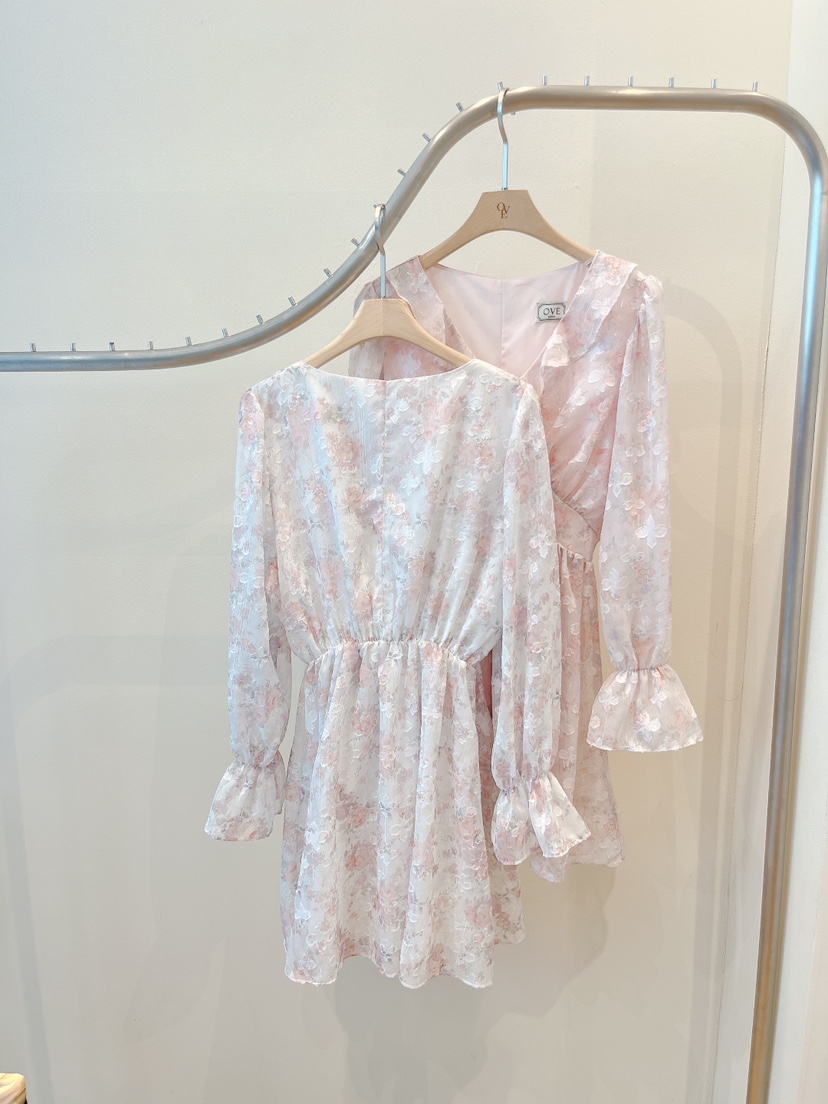 OVE韓國代購女裝新款熱賣推薦休閑時尚26春夏人氣真品連衣裙OVE連衣裙