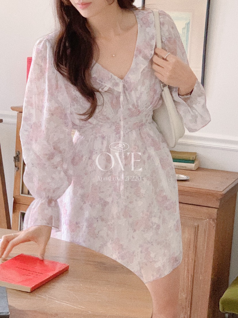 OVE韓國代購女裝新款熱賣推薦休閑時尚26春夏人氣真品連衣裙OVE連衣裙