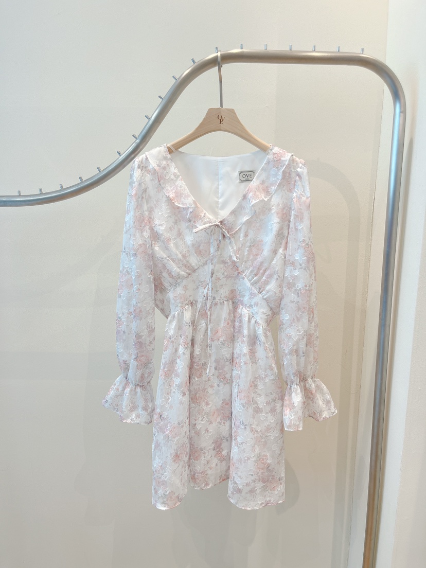 OVE韓國代購女裝新款熱賣推薦休閑時尚26春夏人氣真品連衣裙OVE連衣裙圖色1