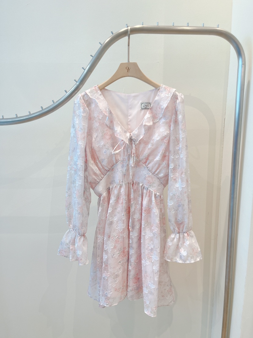 OVE韓國代購女裝新款熱賣推薦休閑時尚26春夏人氣真品連衣裙OVE連衣裙圖色2