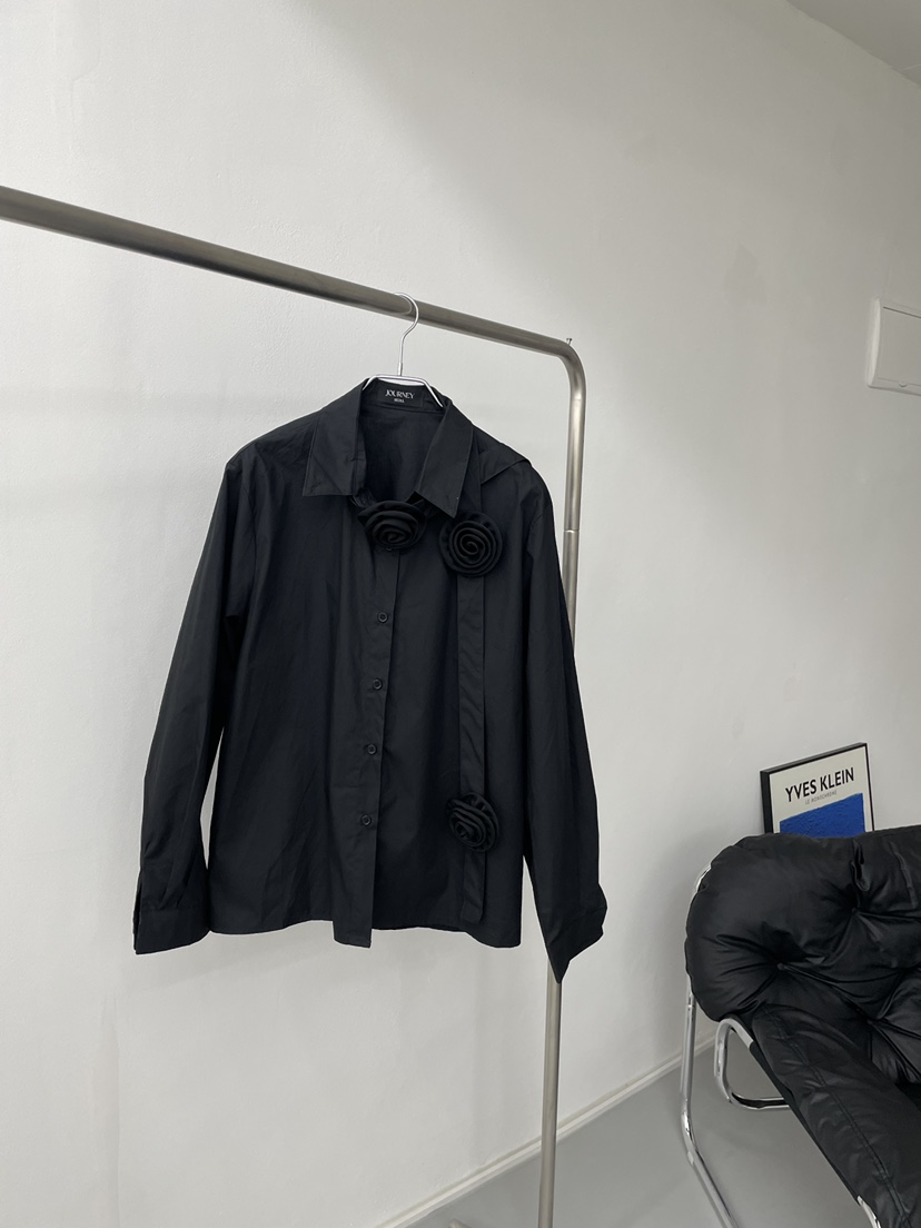 JOURNEY東大門實拍女士新款休閑推薦時尚職業襯衫蕾絲衫棉JOURNEY襯衫/蕾絲衫圖色2