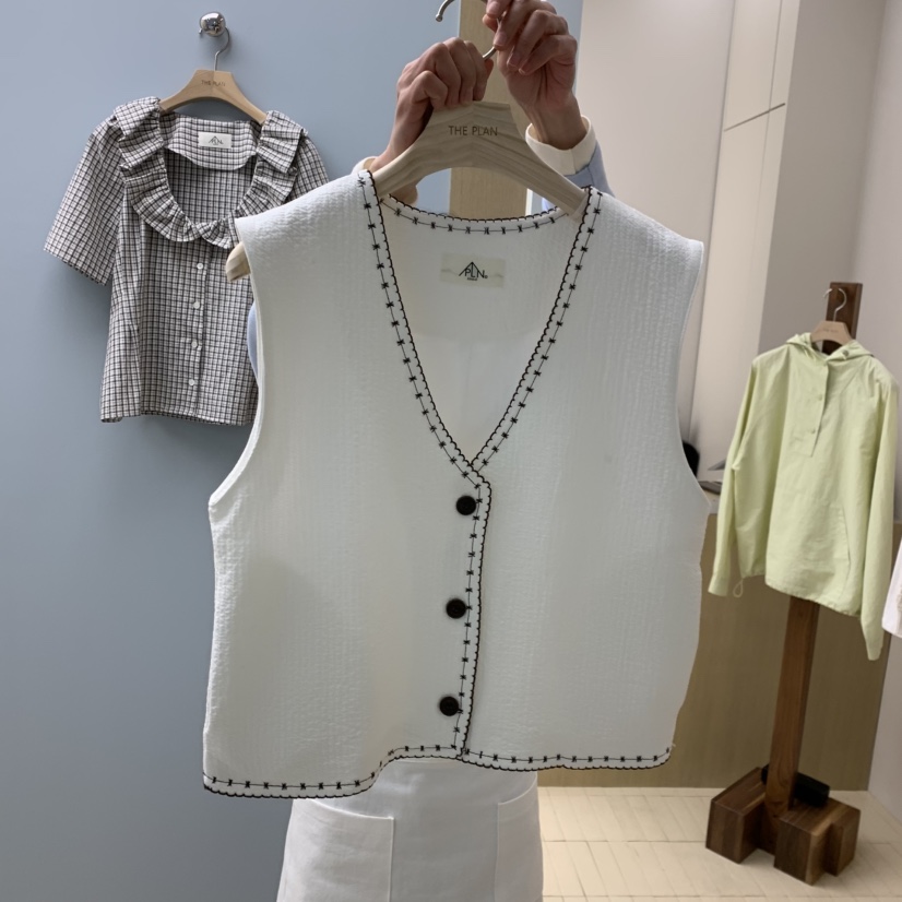 THEPLAN東大門代購女士新款時尚26春夏熱賣人氣推薦真品馬甲THE PLAN馬甲圖色2