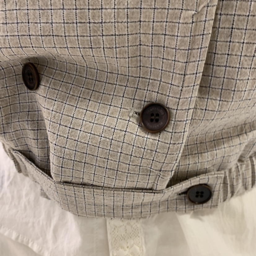 THEPLAN東大門直郵女士新品職業推薦馬甲不含內搭格紋雙層THE PLAN馬甲