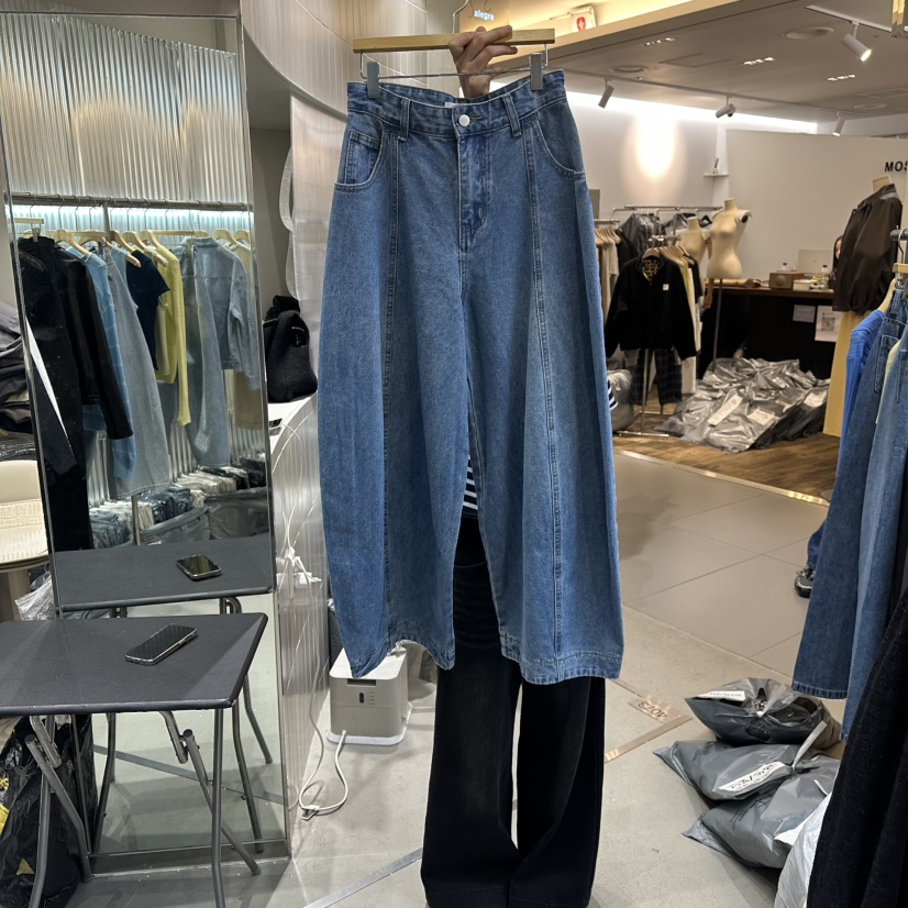 ALEGRE韓國直郵女士新品職業真品休閑熱賣推薦26春夏牛仔褲ALEGRE牛仔褲圖色2