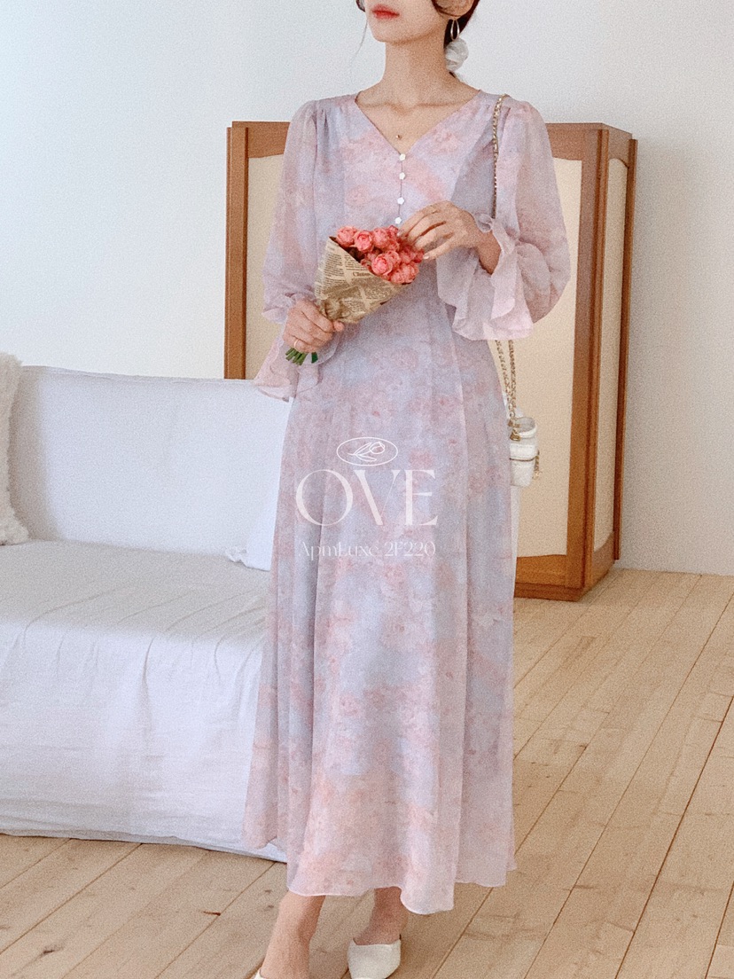 OVE韓國直郵女士新款真品職業人氣推薦26春夏時尚熱賣連衣裙OVE連衣裙