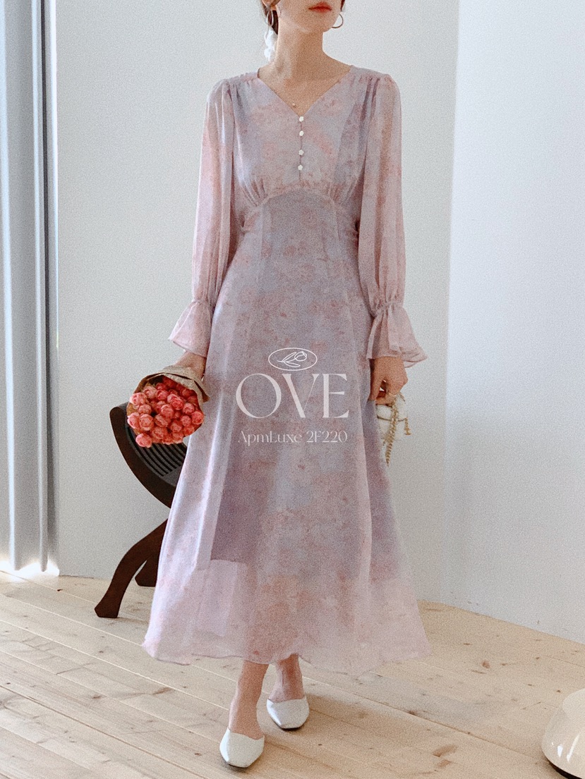 OVE韓國直郵女士新款真品職業人氣推薦26春夏時尚熱賣連衣裙OVE連衣裙