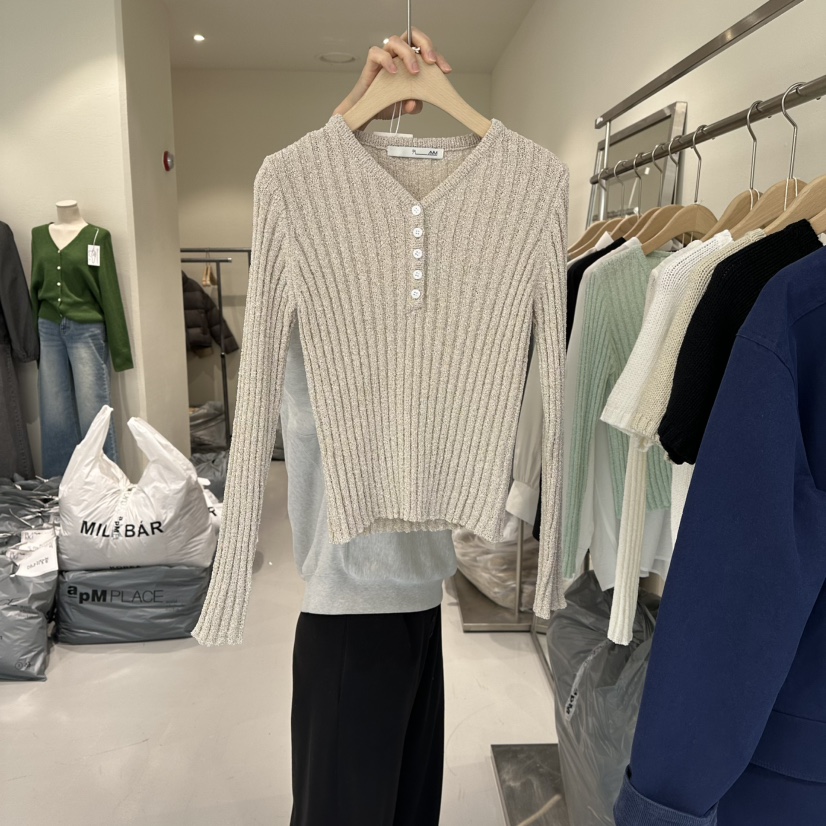 PLAMM東大門實拍女裝新款真品推薦26春夏熱賣人氣休閑針織衫PLAMM針織衫圖色2