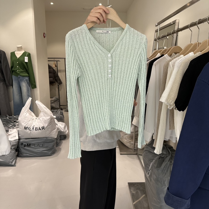 PLAMM東大門實拍女裝新款真品推薦26春夏熱賣人氣休閑針織衫PLAMM針織衫圖色3