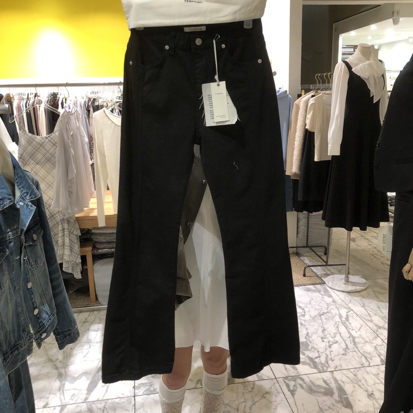 TEMPTING東大門直郵女裝新款推薦時尚休閑職業牛仔褲口袋TEMPTING牛仔褲圖色2