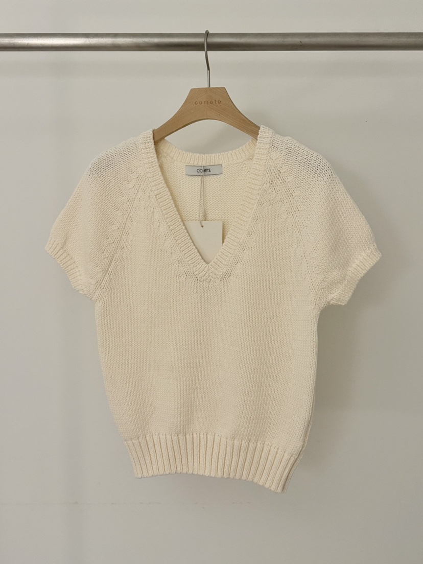 COMETE韓國代購女裝新款人氣真品推薦職業26春夏時尚針織衫COMETE針織衫圖色1