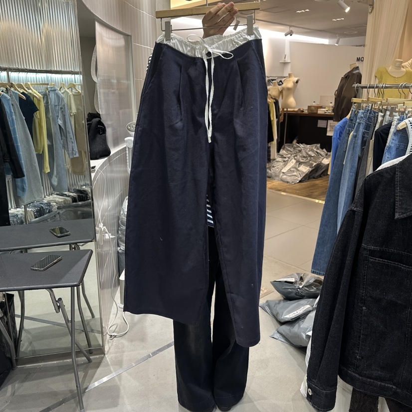 ALEGRE東大門實拍女士新款真品推薦時尚職業休閑休閑褲腰帶ALEGRE休閑褲圖色2