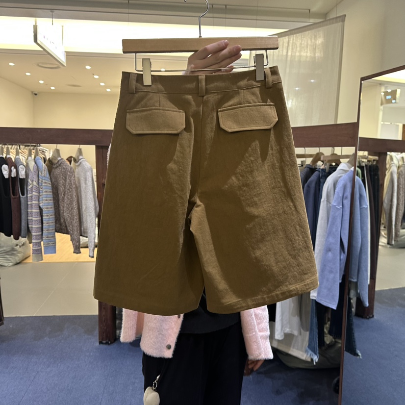 FURE韓國代購女裝新品職業推薦真品休閑熱賣人氣短褲口袋FURE短褲