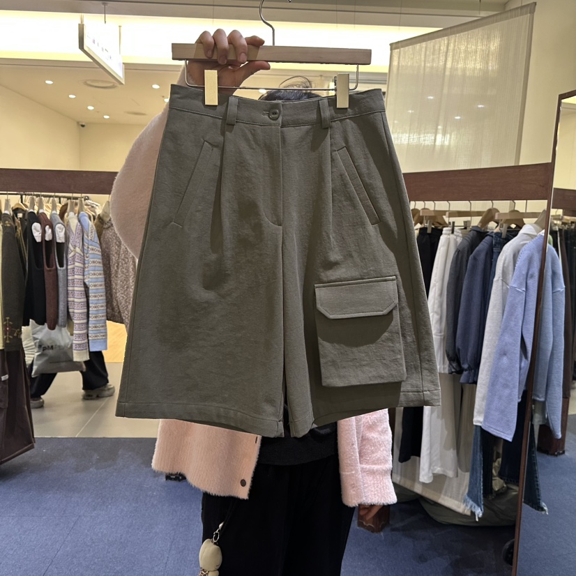 FURE韓國代購女裝新品職業推薦真品休閑熱賣人氣短褲口袋FURE短褲圖色2