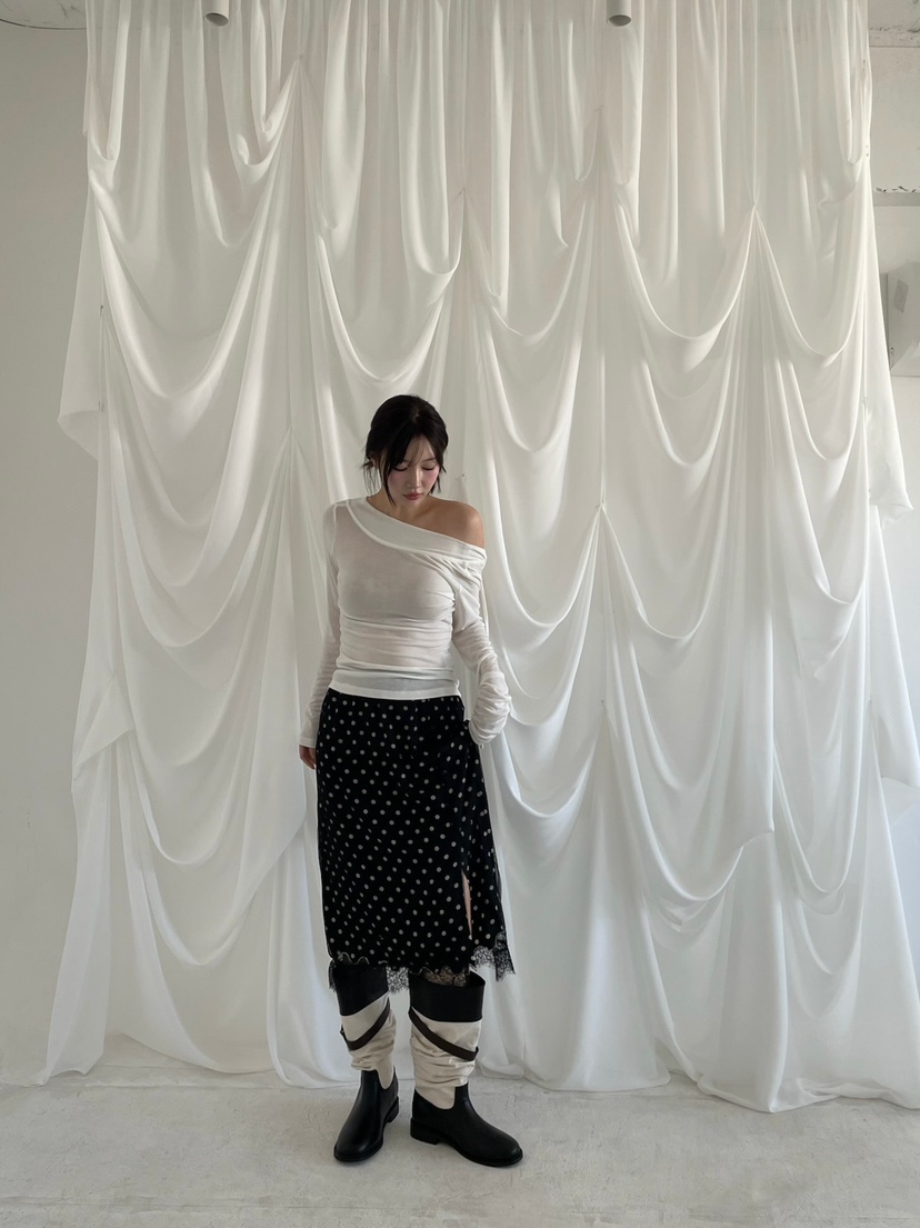 JOURNEY韓國直郵女士新款熱賣真品26春夏職業長袖T恤透明JOURNEY長袖T恤