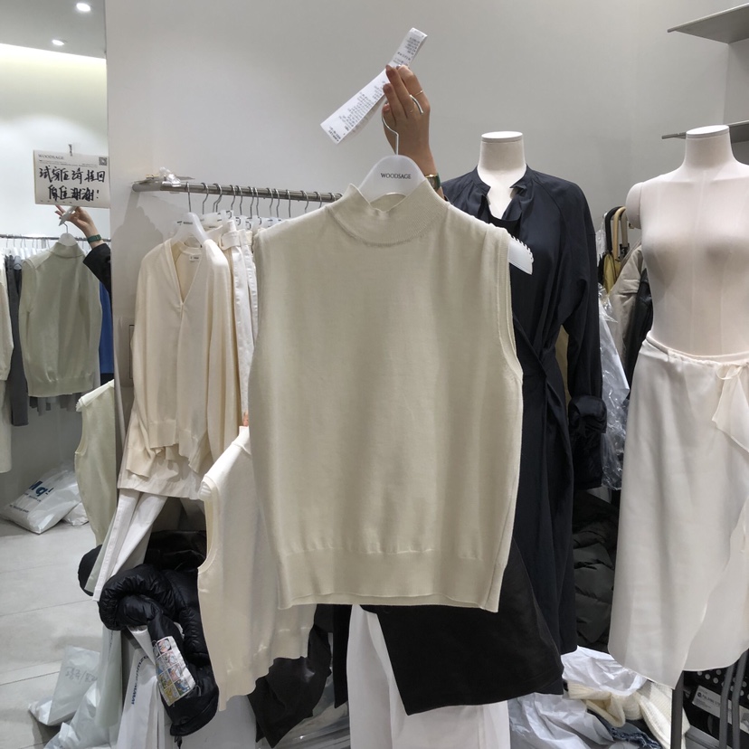 WOOD SAGE韓國代購女裝新品休閑熱賣26春夏推薦吊帶背心WOOD SAGE吊帶/背心圖色1