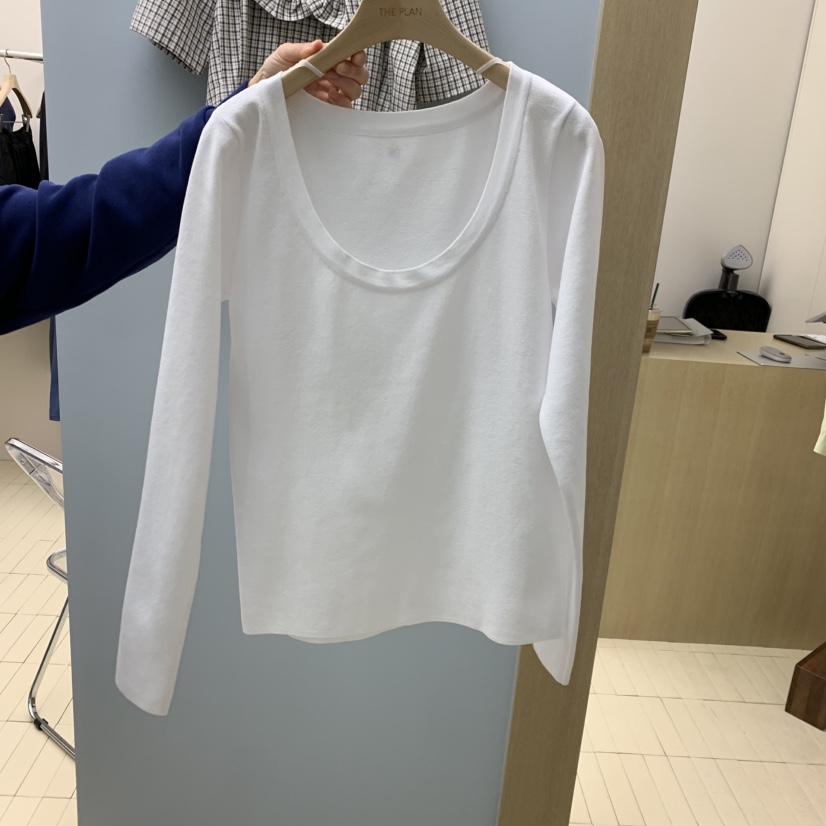 THEPLAN東大門實拍女士新品26春夏真品人氣休閑長袖T恤高領THE PLAN長袖T恤圖色2