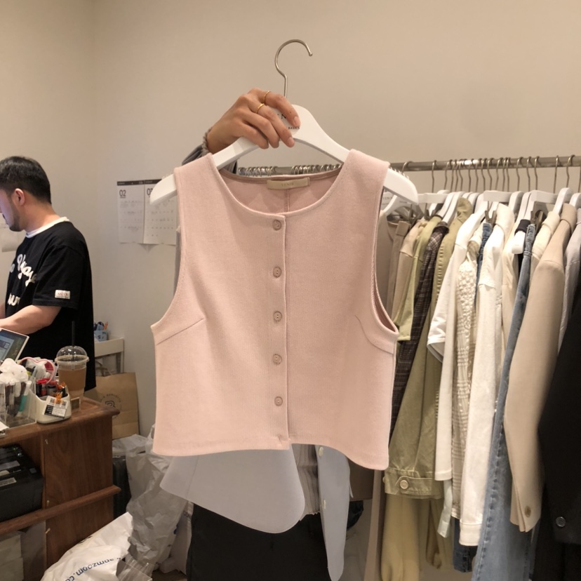 VENIR-a東大門直郵女士新款休閑職業推薦人氣26春夏馬甲VENIR-a馬甲圖色2