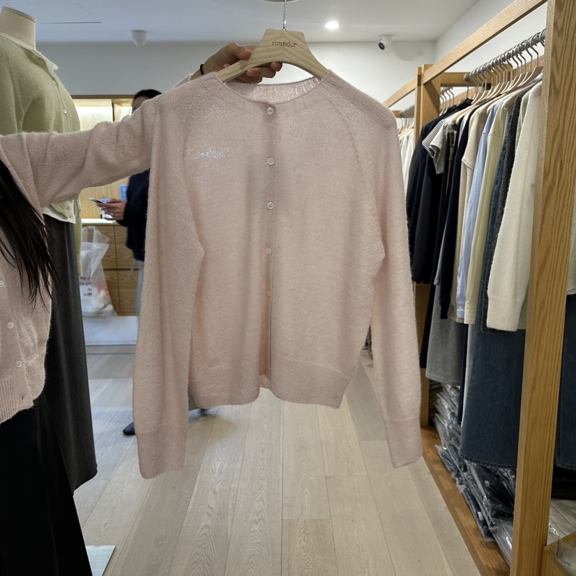 ROUNDER東大門代購女裝新款26春夏時尚職業休閑針織衫開衫ROUNDER針織衫圖色2