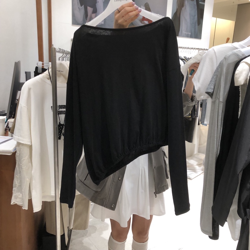 TEMPTING韓國代購女士新款真品推薦熱賣時尚休閑職業長袖T恤TEMPTING長袖T恤圖色4