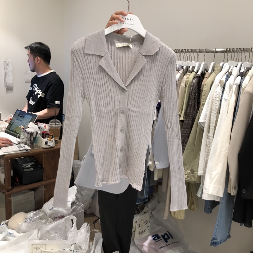 VENIR-a東大門直郵女裝新品熱賣時尚人氣真品26春夏針織衫VENIR-a針織衫圖色3