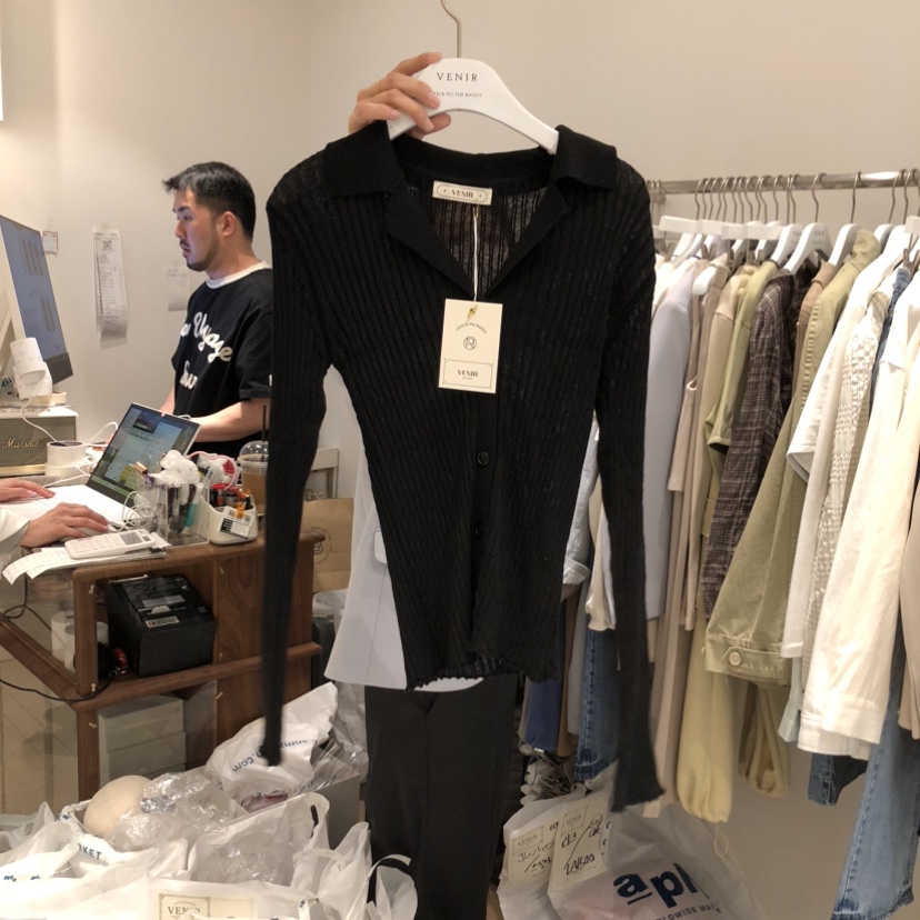 VENIR-a東大門直郵女裝新品熱賣時尚人氣真品26春夏針織衫VENIR-a針織衫圖色4