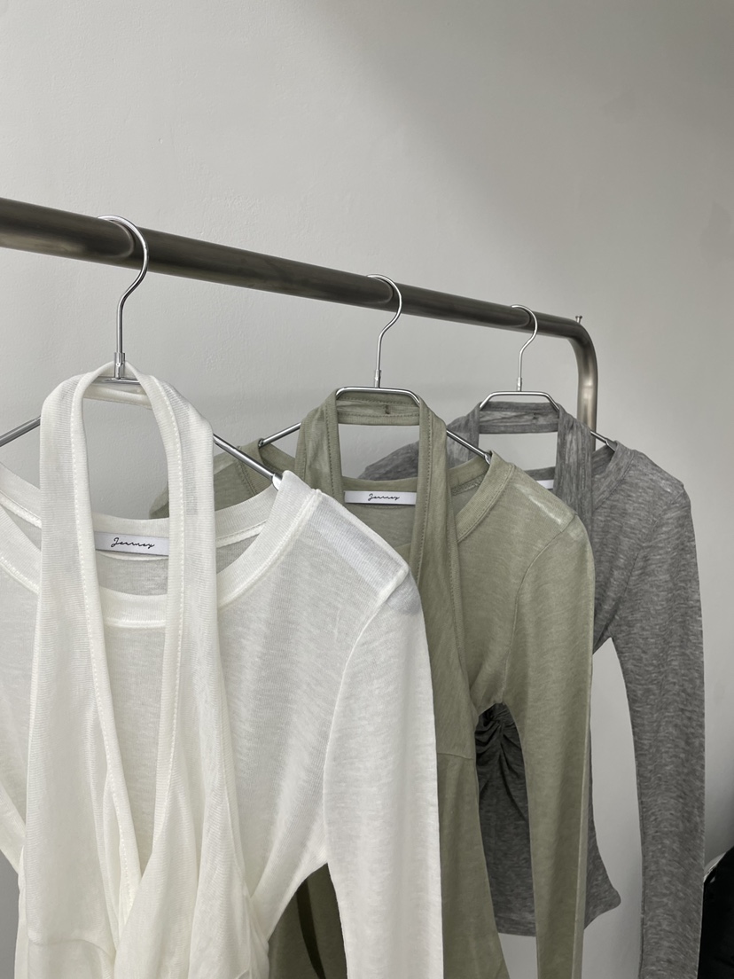 JOURNEY東大門直郵女裝新品熱賣26春夏職業時尚真品長袖T恤JOURNEY長袖T恤