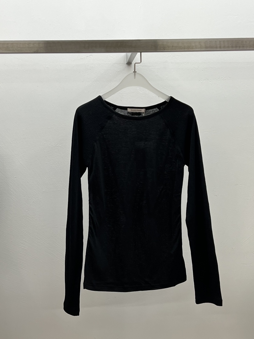 WEARABLE-L韓國直郵女裝新品26春夏休閑推薦人氣長袖T恤WEARABLE長袖T恤圖色3黑