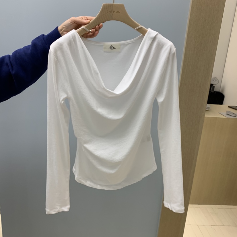 THEPLAN東大門直郵女士新款真品人氣推薦熱賣長袖T恤修身THE PLAN長袖T恤圖色1