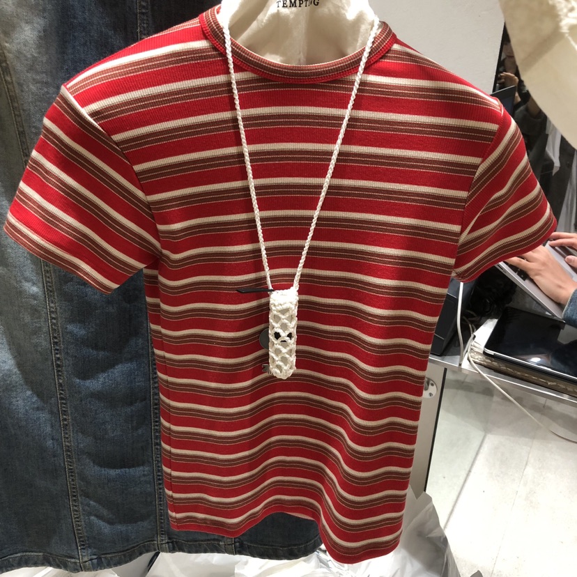TEMPTING東大門直郵女裝新品人氣職業26春夏T恤不含配飾條紋TEMPTINGT恤圖色1