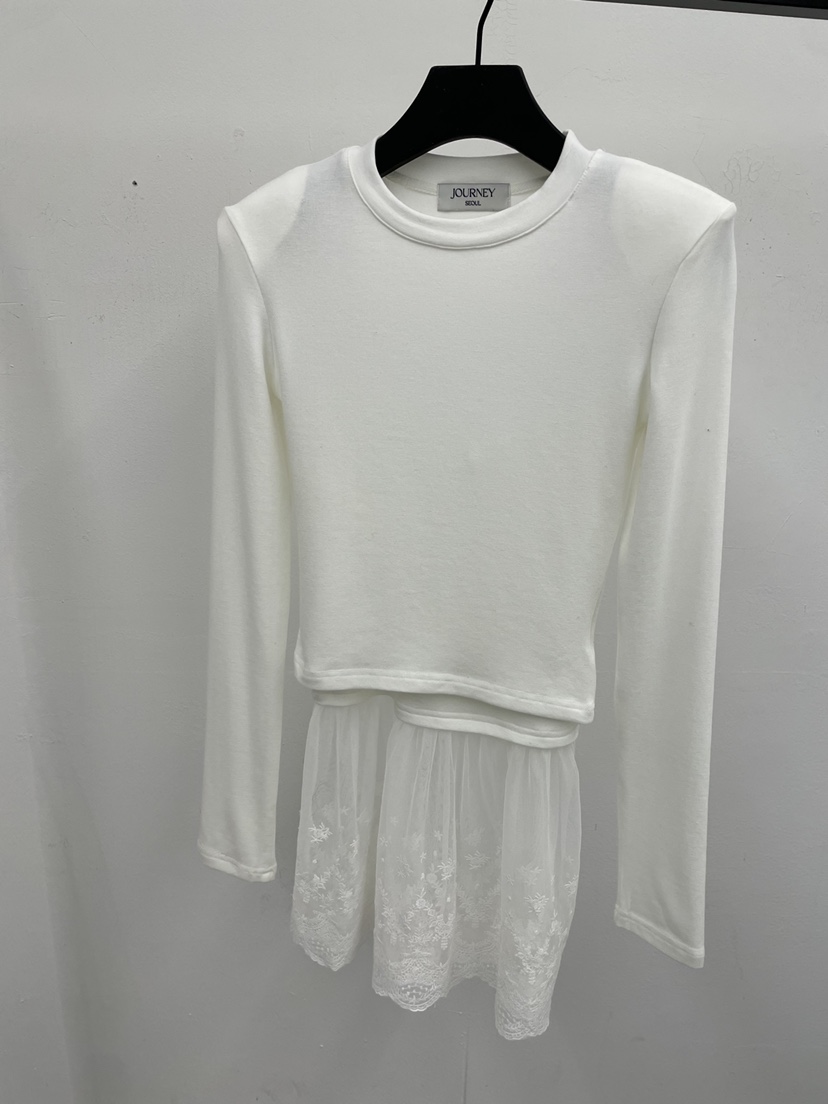 JOURNEY東大門代購女士新款真品26春夏推薦長袖T恤不含內搭JOURNEY長袖T恤圖色1