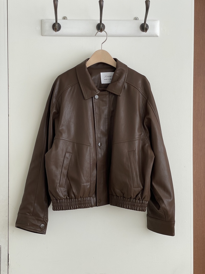 JOURNEY東大門代購女士新品職業熱賣時尚休閑真品夾克皮革JOURNEY夾克圖色2