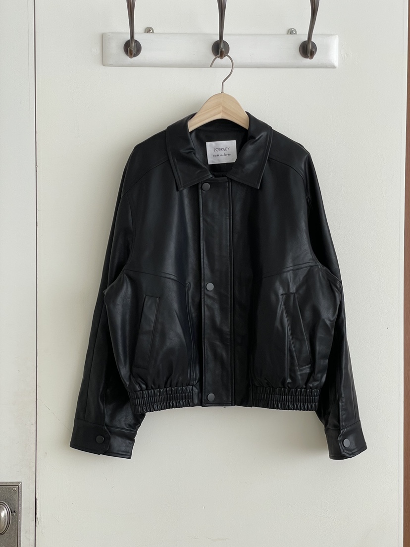 JOURNEY東大門代購女士新品職業熱賣時尚休閑真品夾克皮革JOURNEY夾克圖色3