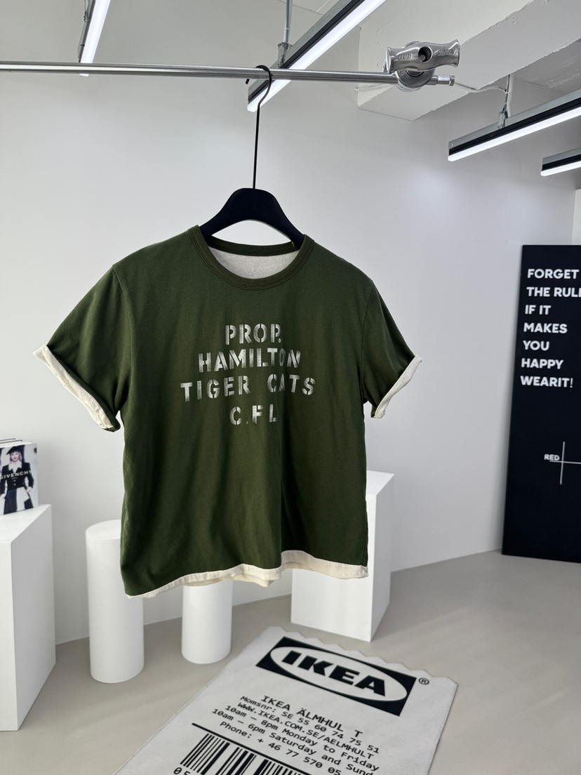 RED-A東大門直郵女士新款休閑人氣真品時尚T恤兩面穿雙面RED-AT恤圖色2