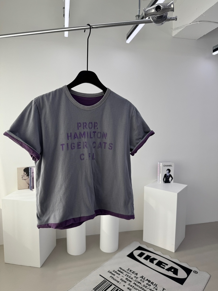 RED-A東大門直郵女士新款休閑人氣真品時尚T恤兩面穿雙面RED-AT恤圖色4