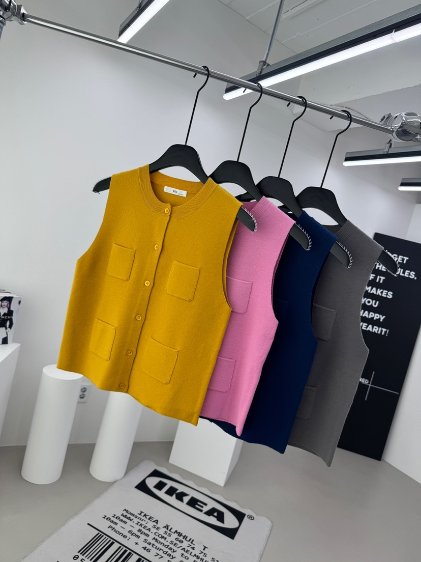 RED-A東大門實拍女士新品推薦26春夏休閑真品職業馬甲口袋RED-A馬甲