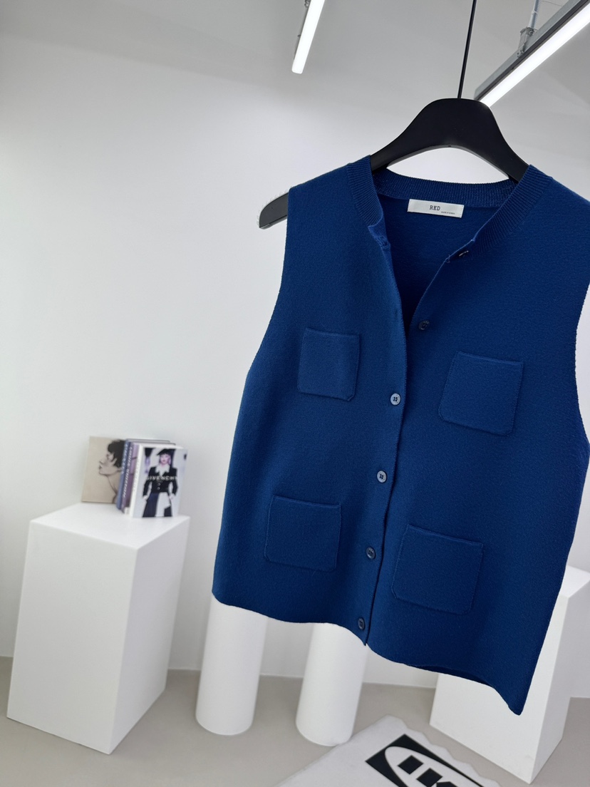 RED-A東大門實拍女士新品推薦26春夏休閑真品職業馬甲口袋RED-A馬甲圖色3