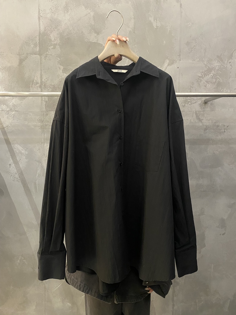 THE VETIVER-A東大門代購女士新品時尚熱賣休閑襯衫蕾絲衫VETIVER襯衫/蕾絲衫圖色2黑色