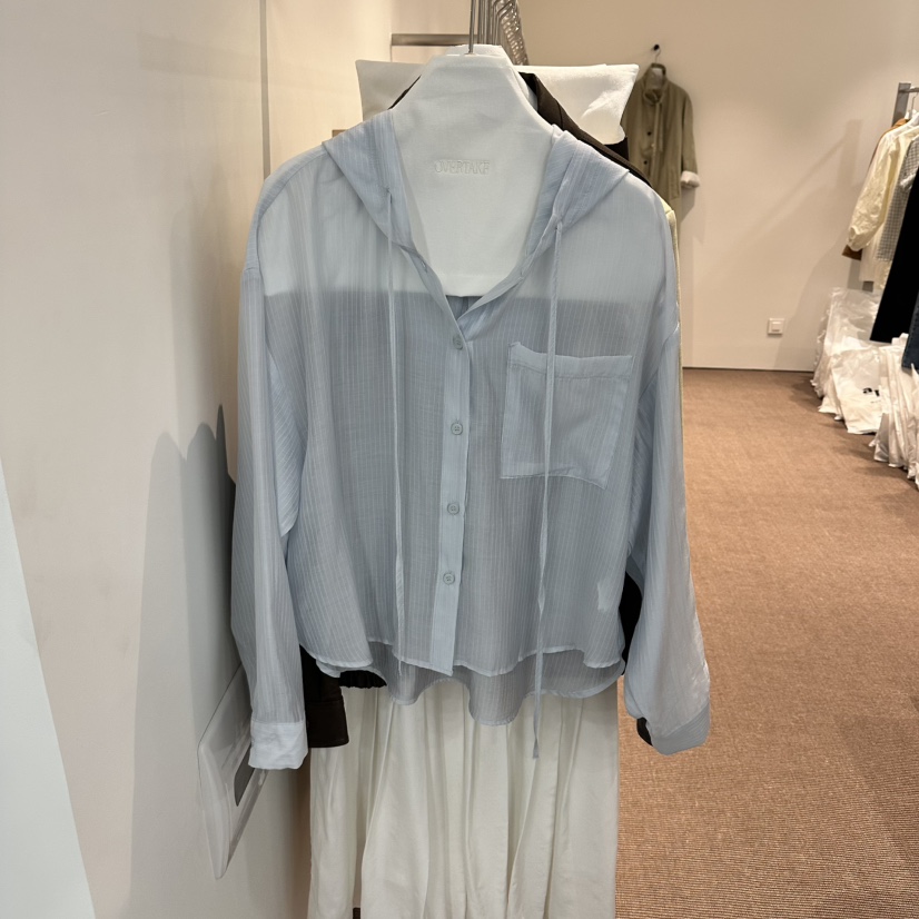 OVERTAKE東大門代購女士新款26春夏人氣推薦熱賣襯衫蕾絲衫OVERTAKE襯衫/蕾絲衫圖色2