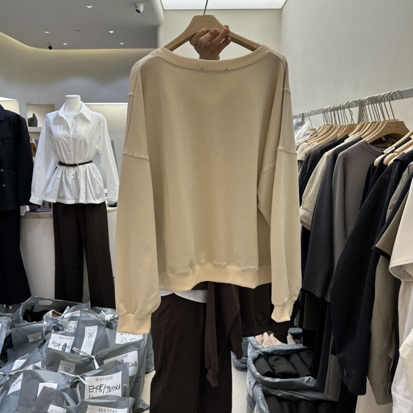 MATIERE東大門直郵女士新品真品休閑時尚職業推薦長袖T恤MATIERE長袖T恤