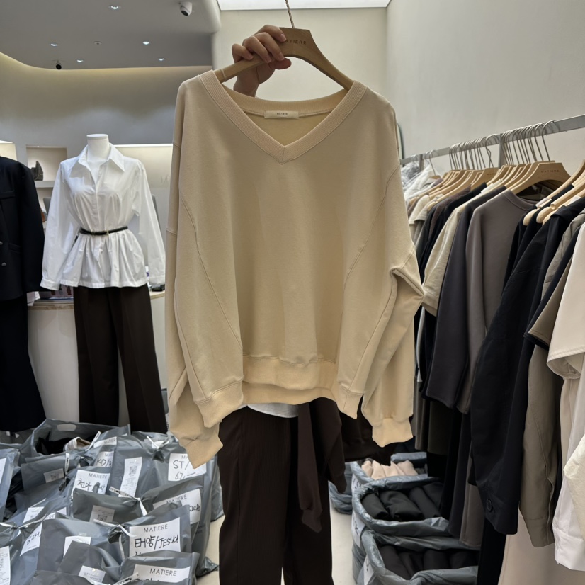 MATIERE東大門直郵女士新品真品休閑時尚職業推薦長袖T恤MATIERE長袖T恤圖色1