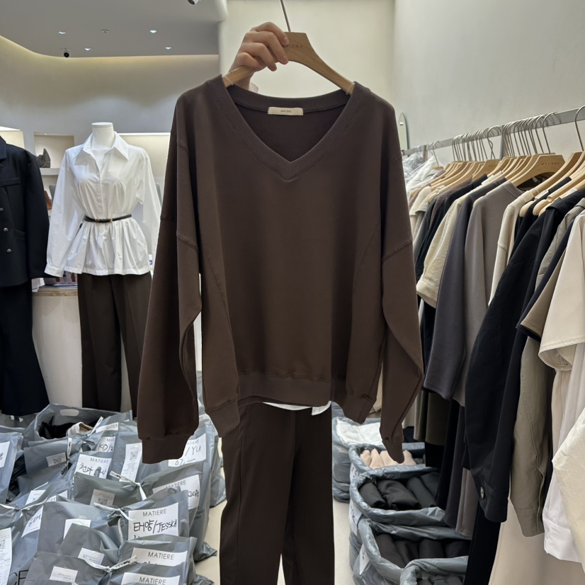 MATIERE東大門直郵女士新品真品休閑時尚職業推薦長袖T恤MATIERE長袖T恤圖色3