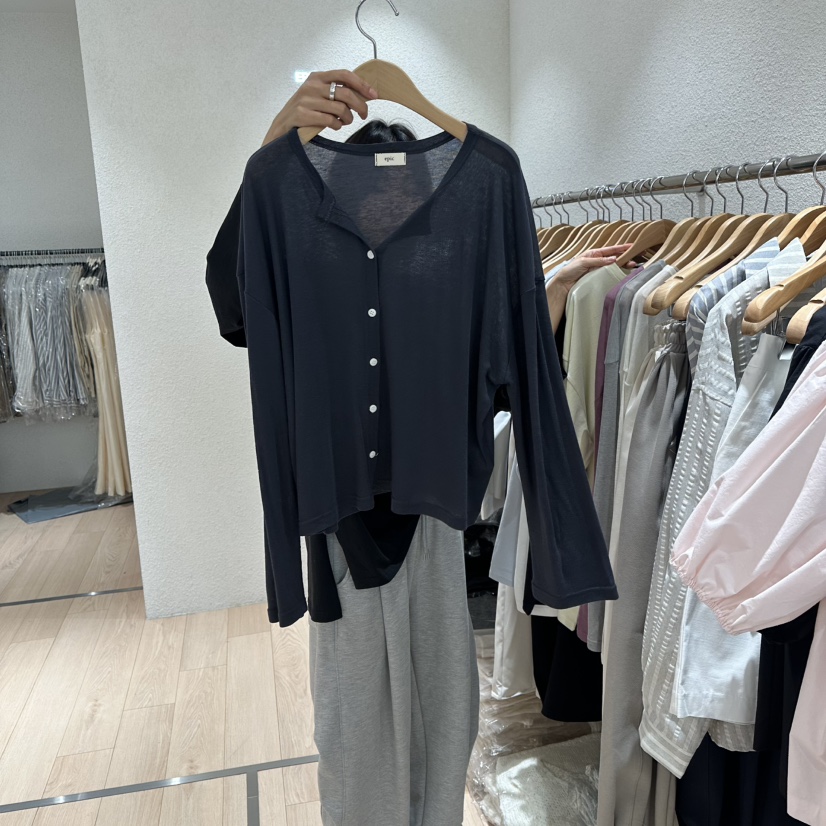 EPIC-S東大門實拍女士新款職業休閑時尚人氣長袖T恤開衫EPIC-S長袖T恤圖色4