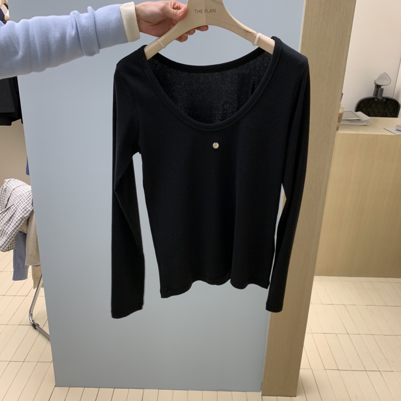 THEPLAN東大門實拍女士新品休閑時尚人氣推薦熱賣長袖T恤THE PLAN長袖T恤圖色3