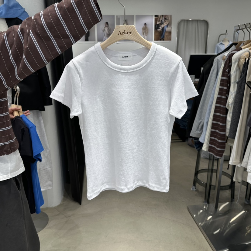 ACKER東大門代購女士新品時尚真品職業熱賣推薦人氣26春夏T恤ACKERT恤圖色2
