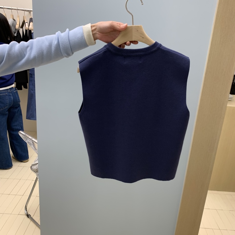 THEPLAN東大門實拍女裝新款人氣推薦職業休閑時尚馬甲口袋THE PLAN馬甲