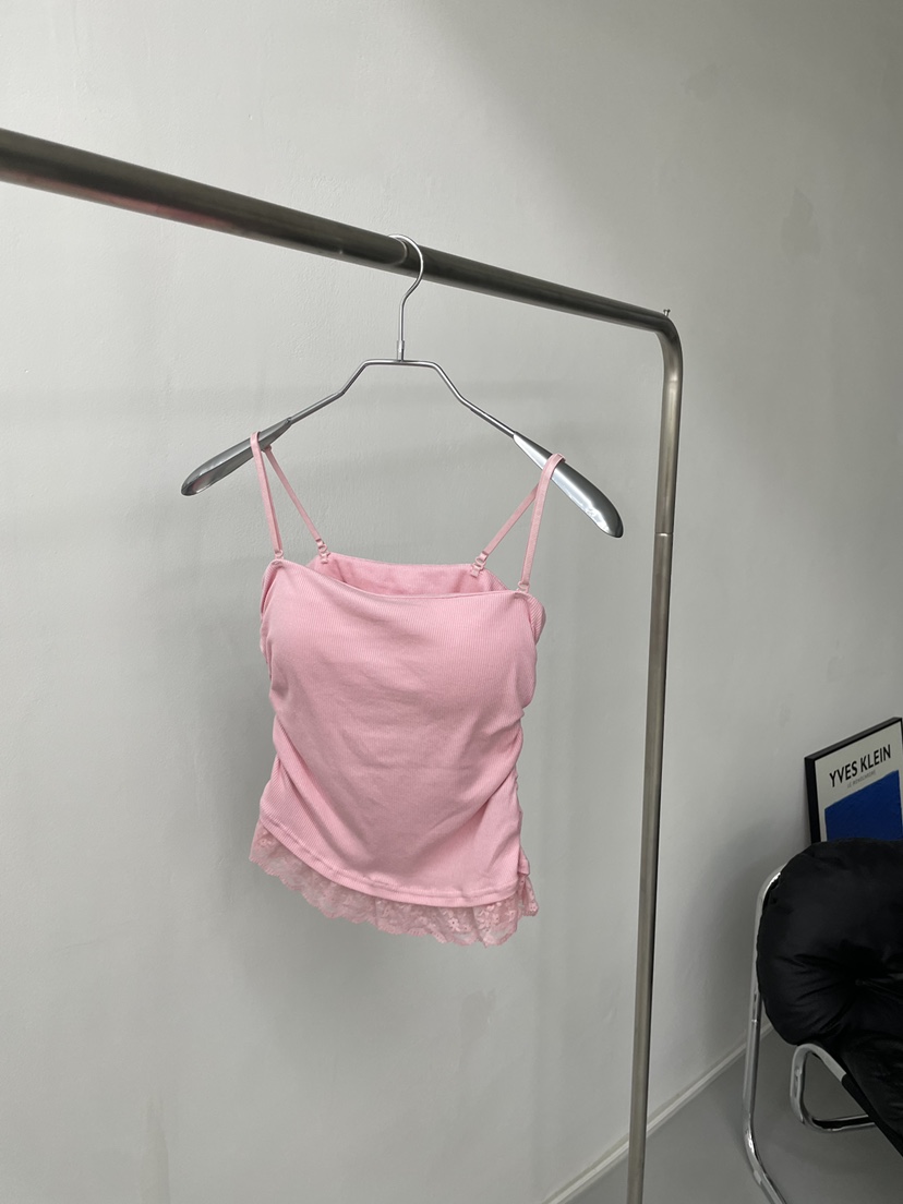 JOURNEY東大門代購女裝新品時尚休閑熱賣26春夏吊帶背心蕾絲JOURNEY吊帶/背心圖色3