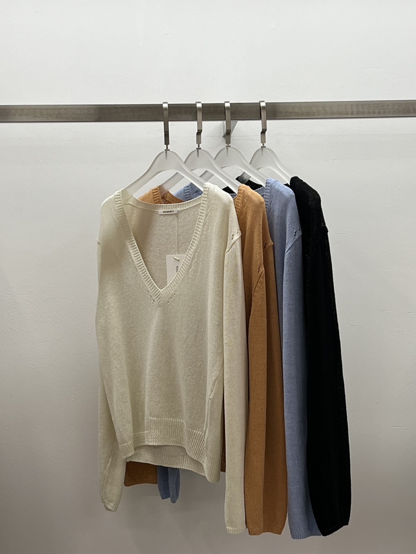 WEARABLE-L韓國代購女士新品推薦職業熱賣真品針織衫V領WEARABLE針織衫