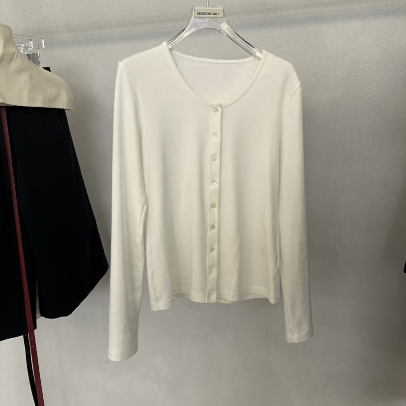 DOUBLE STANDARD/LE SMOKING/MAISONSTAFF東大門實拍女裝新品推薦長袖T恤MAISONSTAFF長袖T恤圖色1