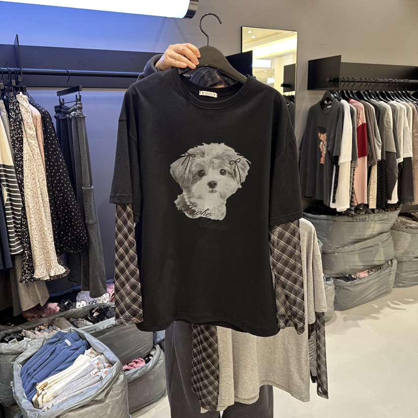 CREDITO東大門代購女士新品時尚熱賣推薦人氣26春夏襯衫蕾絲衫CREDITO襯衫/蕾絲衫圖色2